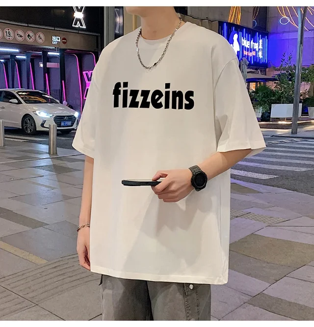 Men's Summer 2025 Casual Loose Tee Detail