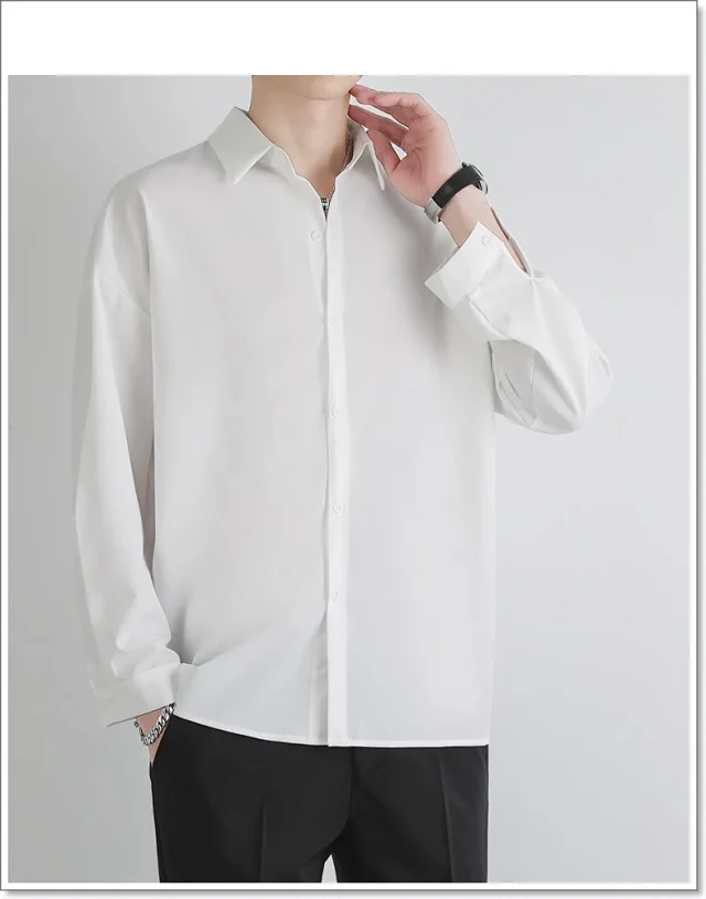Men's Trendy Casual Long Sleeve Shirt Detail