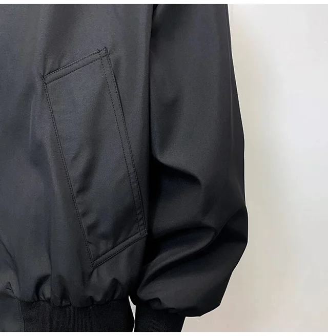 Men's Vintage American Oversized Bomber Jacket Detail