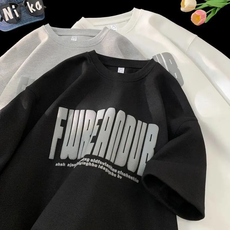 Men's Oversized Heavyweight Foam Print Tee