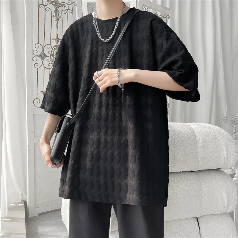 Men's Cooling Silk Jacquard Stretch Tee