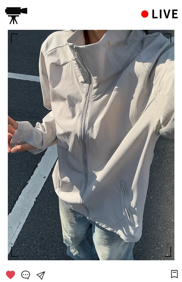 Men's UPF50+ Mesh Quick-Dry Sun Jacket Detail
