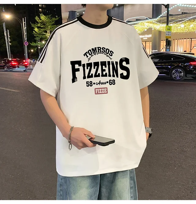 Men's 2025 Summer Breathable Loose Fit Tee Detail