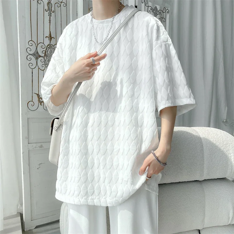Men's Cooling Silk Jacquard Stretch Tee