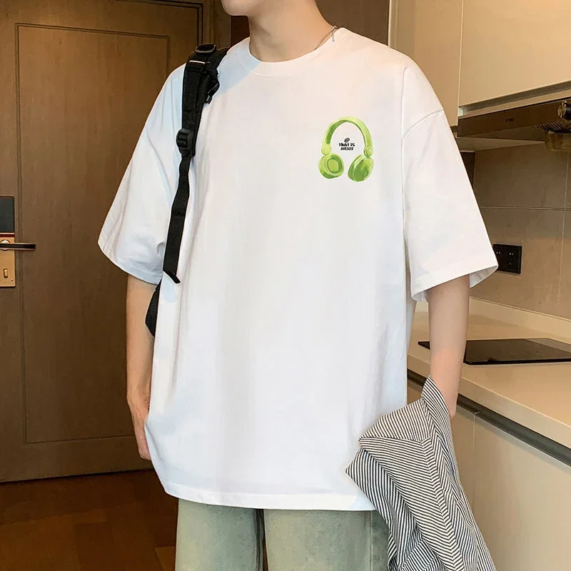 Oversized Men's Cotton Short Sleeve Tee