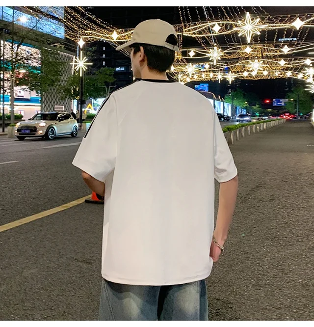 Men's 2025 Summer Breathable Loose Fit Tee Detail