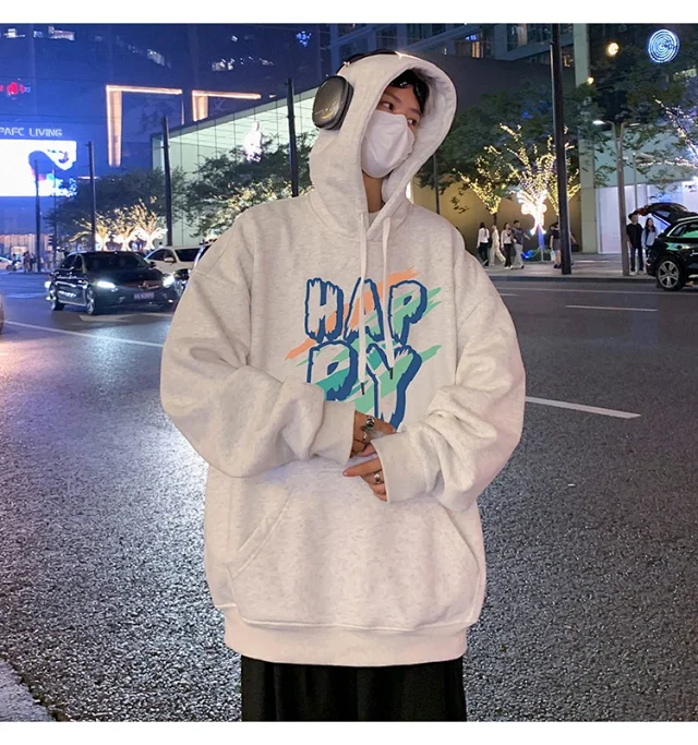 Men's Oversize Cotton Hoodie 2025 Graphic Detail