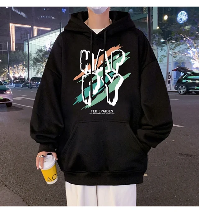 Men's Oversize Cotton Hoodie 2025 Graphic Detail
