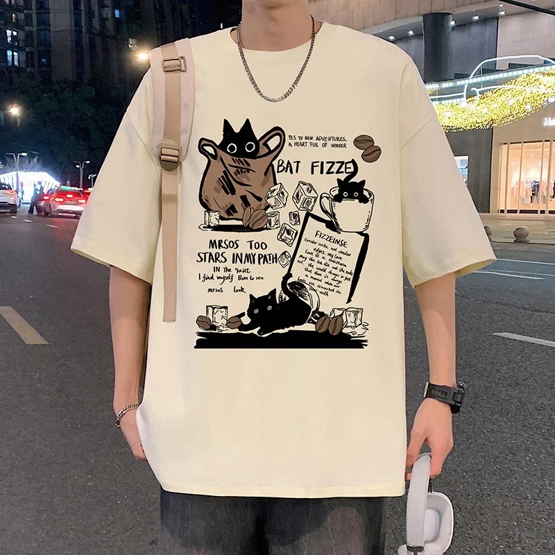 Men's Heavyweight Cotton Cartoon Youth Tee