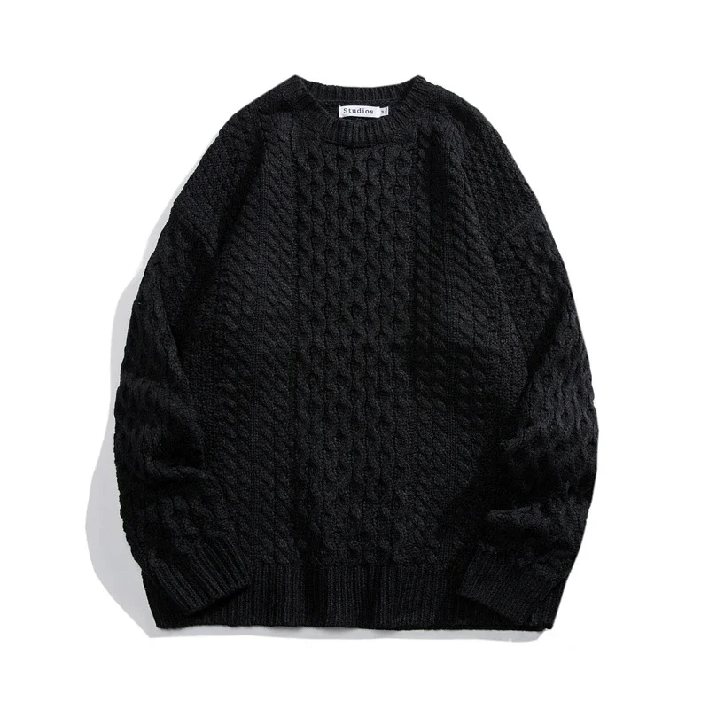 Oversized Casual Matching Men's Klein Blue Sweater