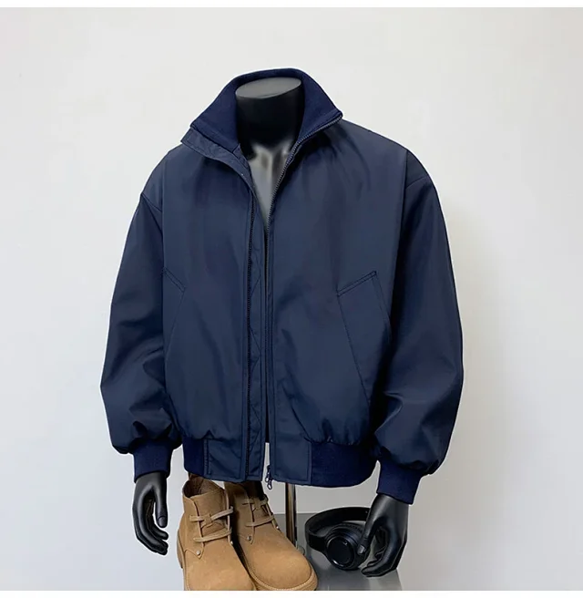 Men's Vintage American Oversized Bomber Jacket Detail