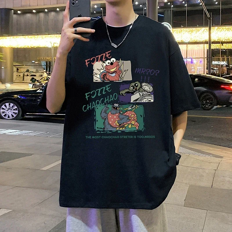 Men's Summer Oversized Cotton Street Tee