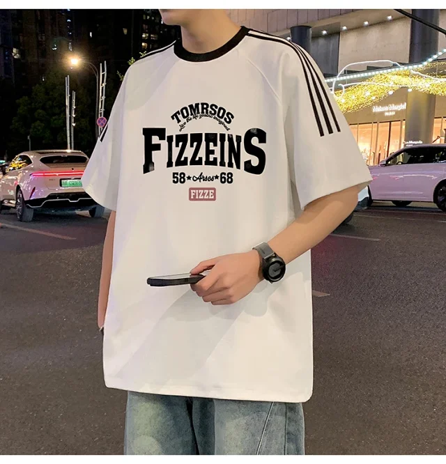 Men's 2025 Summer Breathable Loose Fit Tee Detail