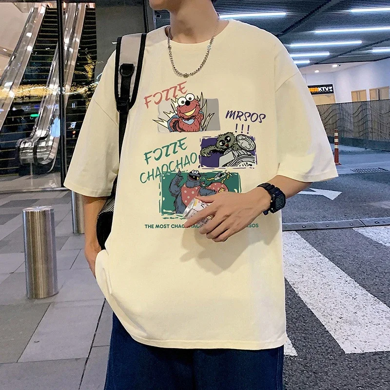 Men's Summer Oversized Cotton Street Tee