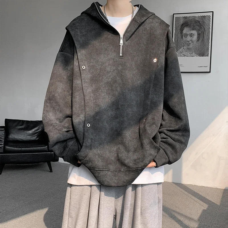 Heavy Tie-Dye Hoodie for Men