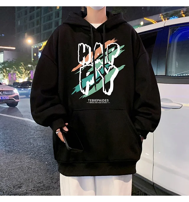 Men's Oversize Cotton Hoodie 2025 Graphic Detail