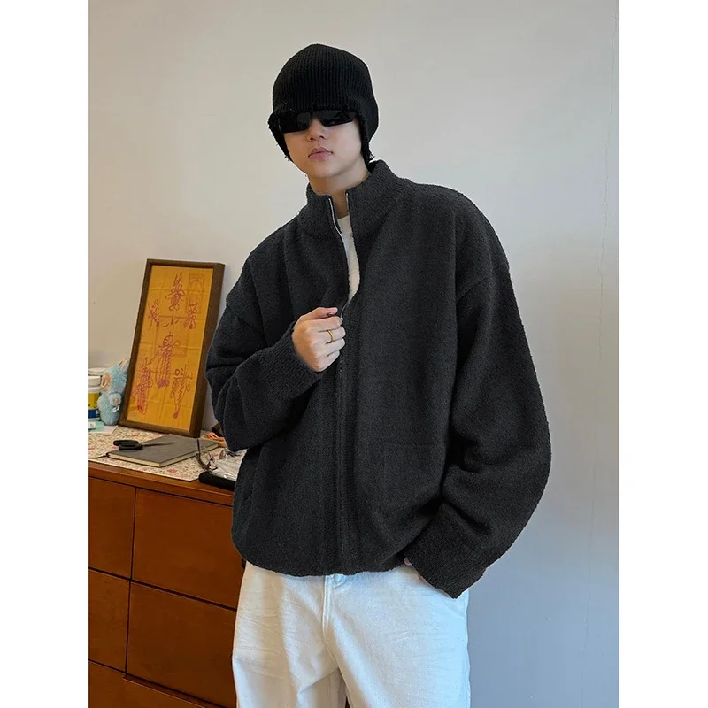 Cleanfit Men's Double Zipper Knit Cardigan