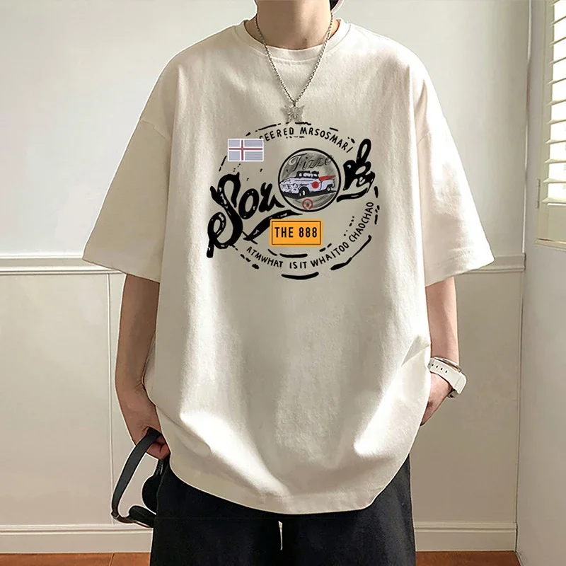 Men's Summer Casual Round Neck Tee