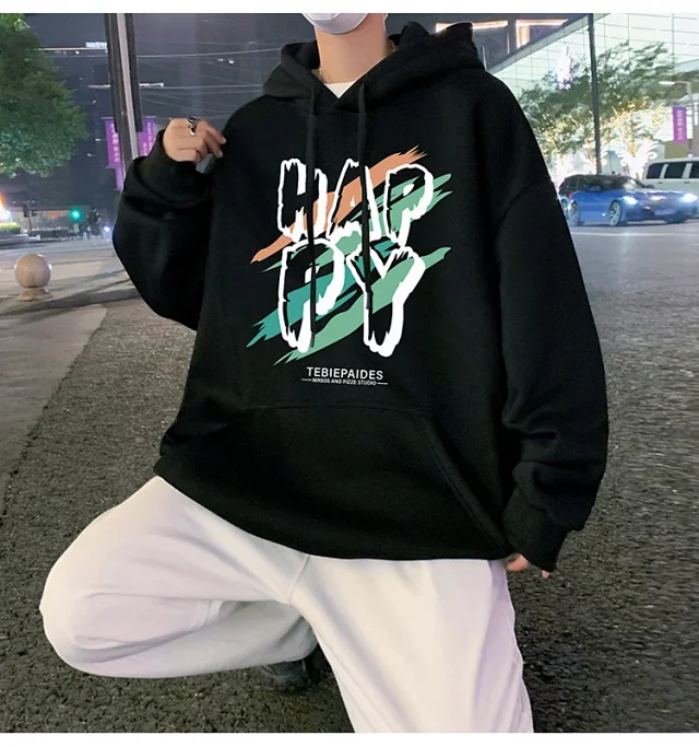 Men's Oversize Cotton Hoodie 2025 Graphic Detail