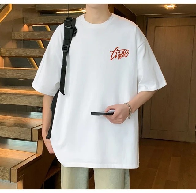 Men's Cotton Oversized Tee Summer 2025 Detail