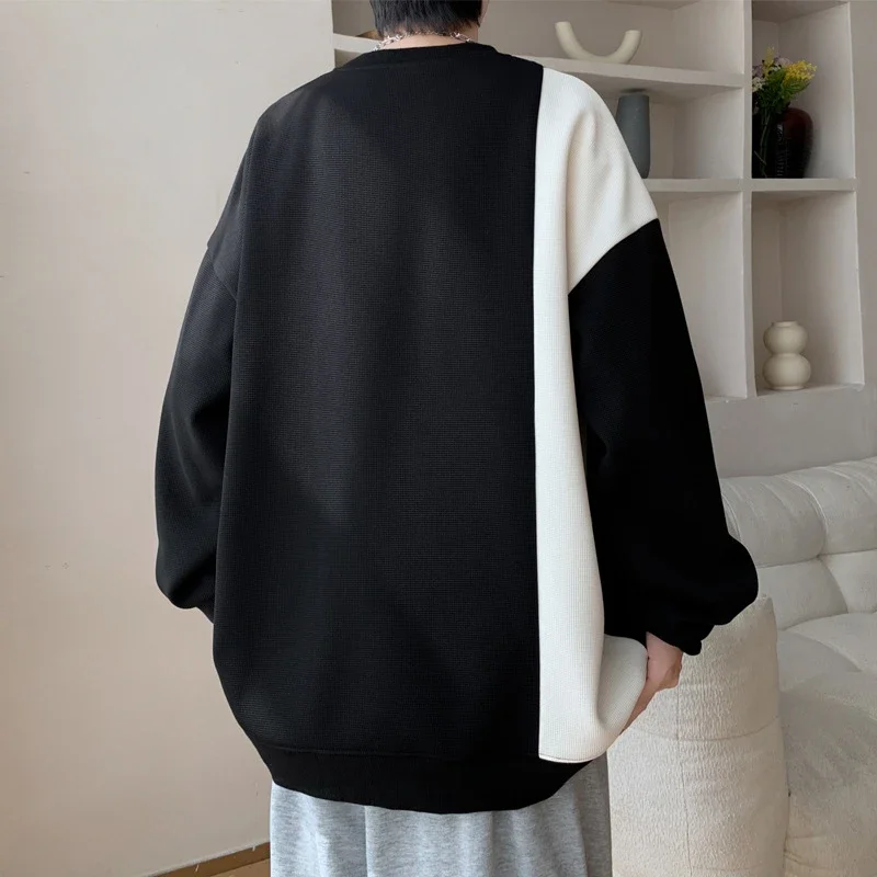 Men's Premium Color-Block Oversized Sweatshirt