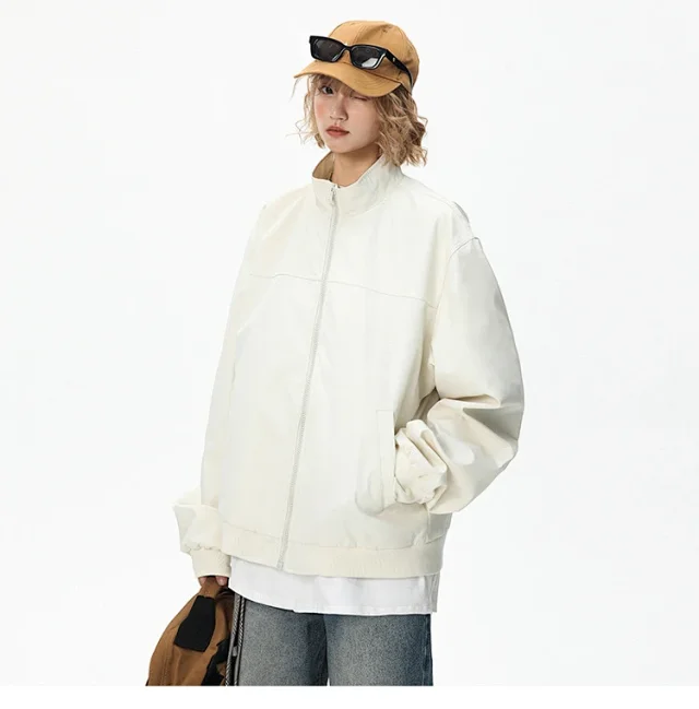 Men's Retro American Bomber Jacket Detail