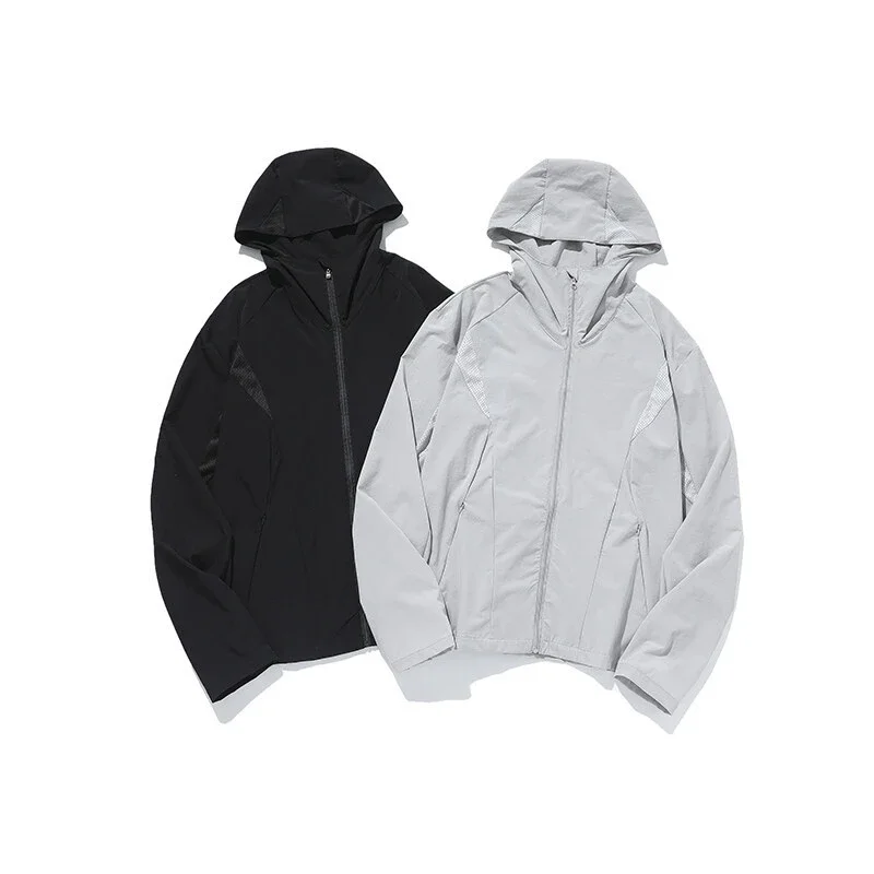 Men's Quick-Dry Hooded Sun Cycling Jacket