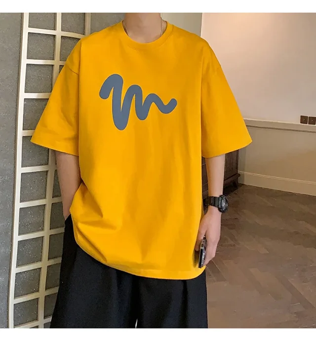 Oversized Men's Graphic Cotton Tee 2025 Detail