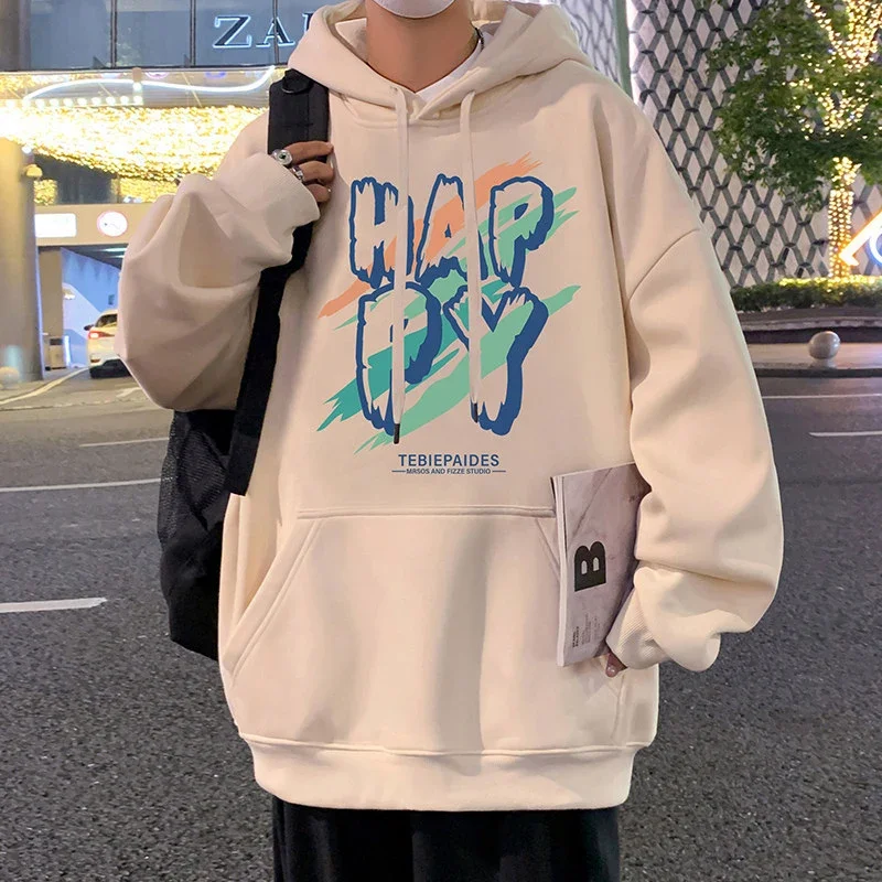 Men's Oversize Cotton Hoodie 2025 Graphic
