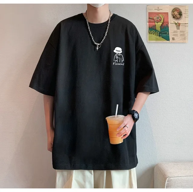 2025 Men's Heavyweight Cotton T-shirt Detail