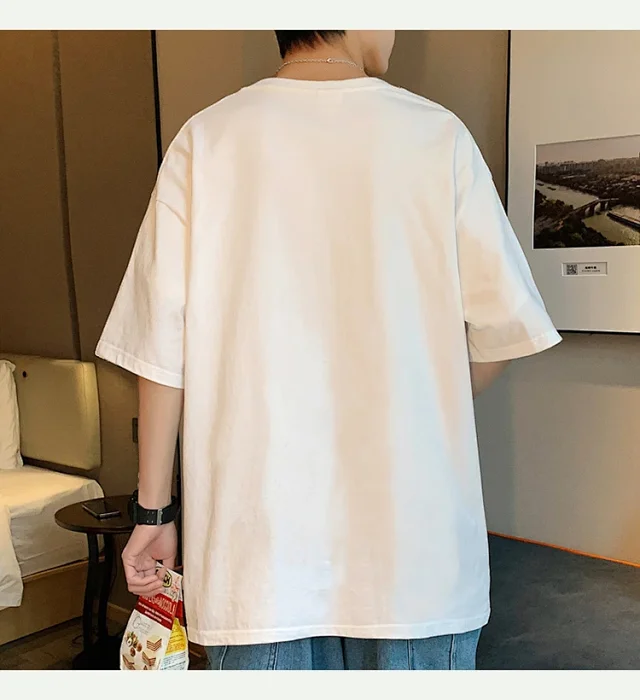 Guochao 1997 Men's HK-Retro Foam-Print Tee Detail