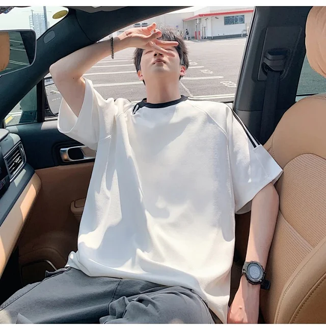 Men's Oversized Breathable Tee HK 2025 Detail
