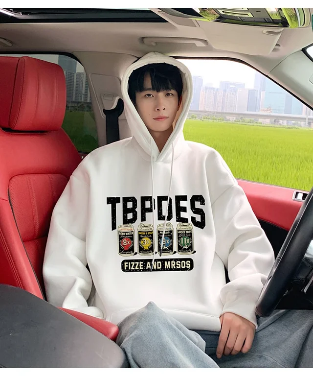 Men's Seasonal Graphic Hoodie Loose 2025 Detail
