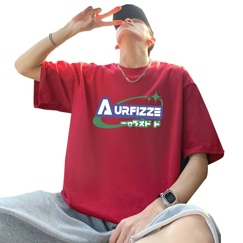 Men's Lightweight Cotton Oversized Short-Sleeve Tee