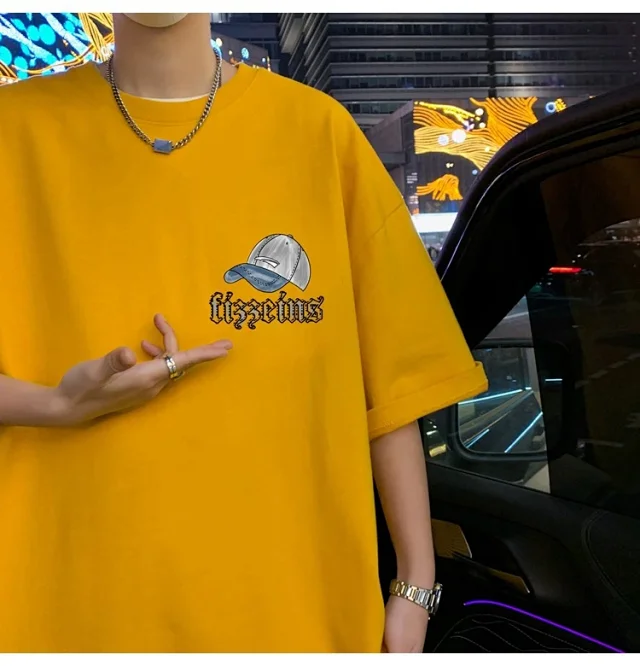 Men's 2025 Summer Sporty Casual Tee Detail