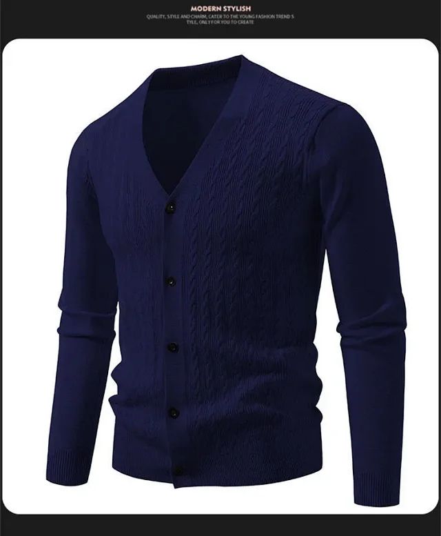 Men's K-Style Knit Cardigan AW New Detail