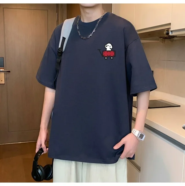 Cotton Short-sleeve T-shirt for Boys Summer 2025 Detail