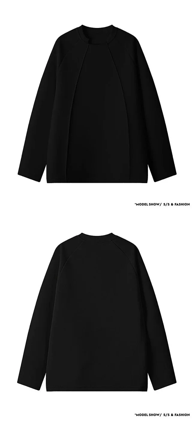 Men's Trendy Long-sleeve T-shirt Detail