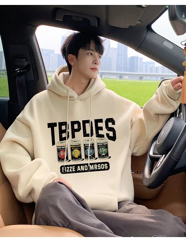 Men's Seasonal Graphic Hoodie Loose 2025 Detail