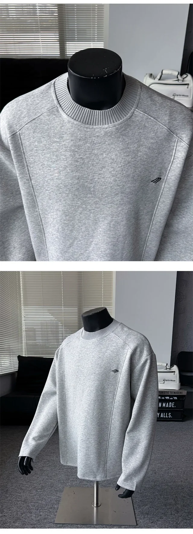 Men's Cleanfit Vintage Long Sleeve Tee Detail
