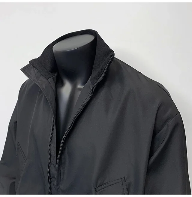 Men's Vintage American Oversized Bomber Jacket Detail