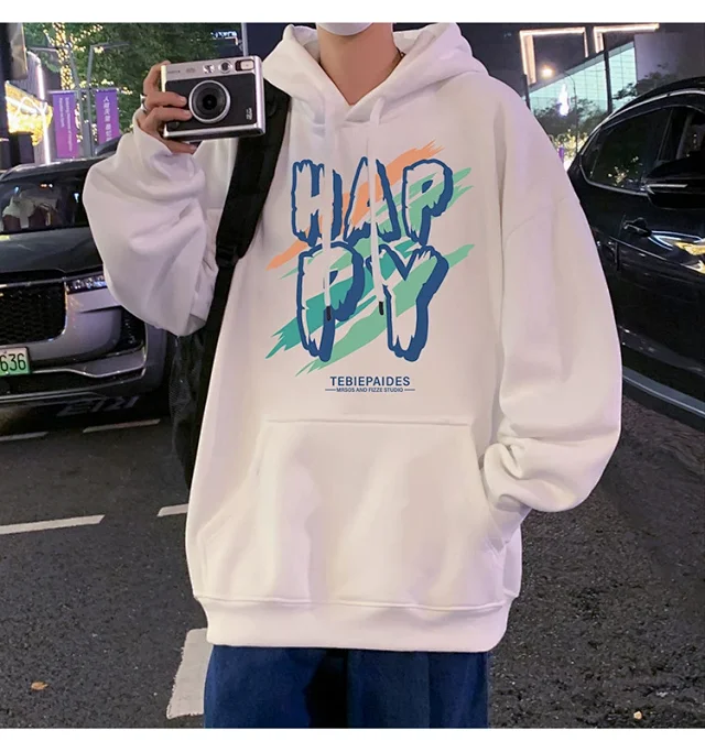 Men's Oversize Cotton Hoodie 2025 Graphic Detail