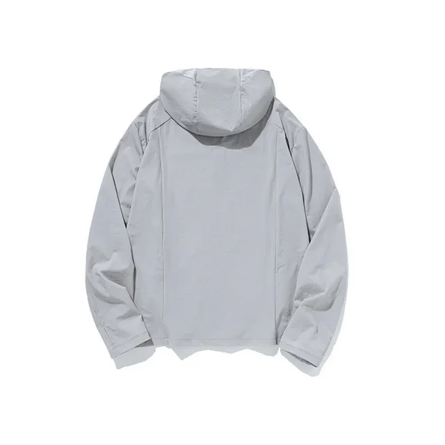 Men's Quick-Dry Hooded Sun Cycling Jacket Detail