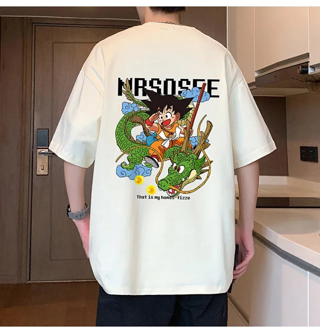 2025 Men's Cartoon Wukong Summer Tee Detail