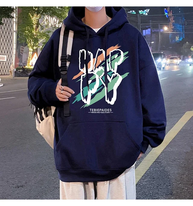 Men's Oversize Cotton Hoodie 2025 Graphic Detail