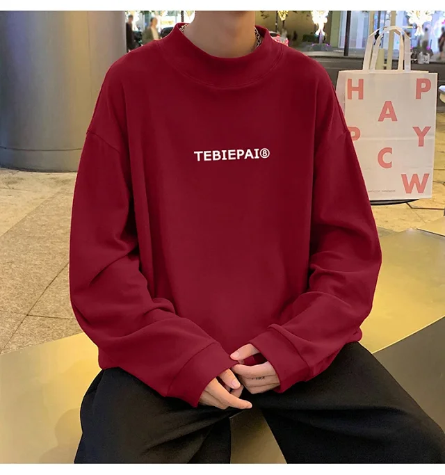 Men's Fleece Mock Neck Base Layer Detail
