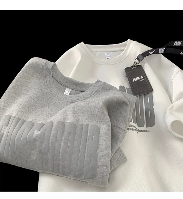 Men's Oversized Heavyweight Foam Print Tee Detail