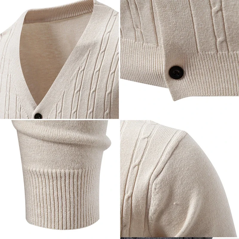 Men's Korean Knit Cardigan