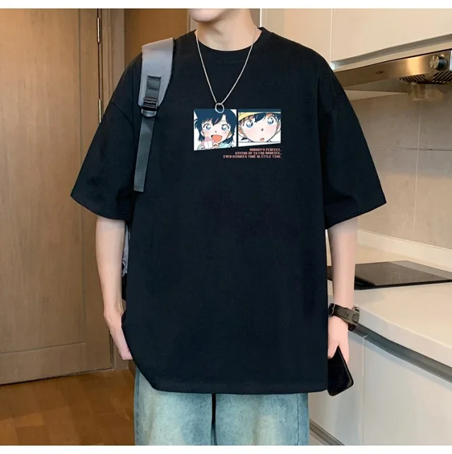 Men's Oversized Graphic Tee Summer 2025 Detail