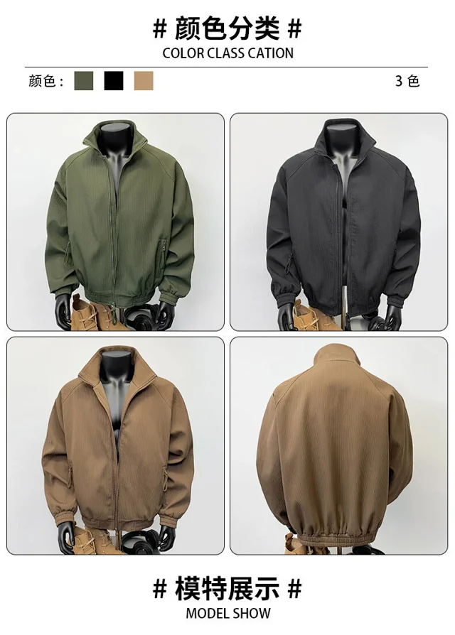 2025 Unisex Japanese Vintage Workwear Jacket Detail